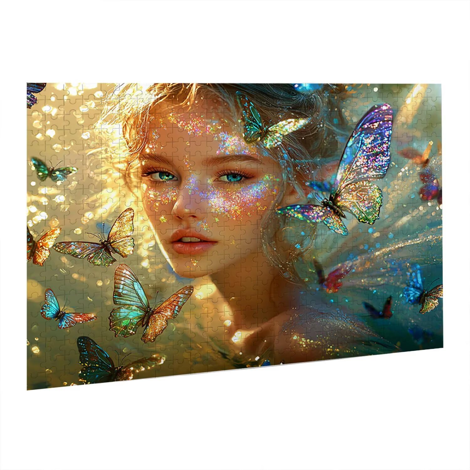 Jigsaw Puzzle, 4000 Pezzi Puzzle Classici, Farfalla Puzzle Rilassamento Intelligence, Mpossibile Difficile Puzzle Impegnativo per Adulti Puzzle Gioco Familiare, Regalo per Amore Amico Fata fr0-996