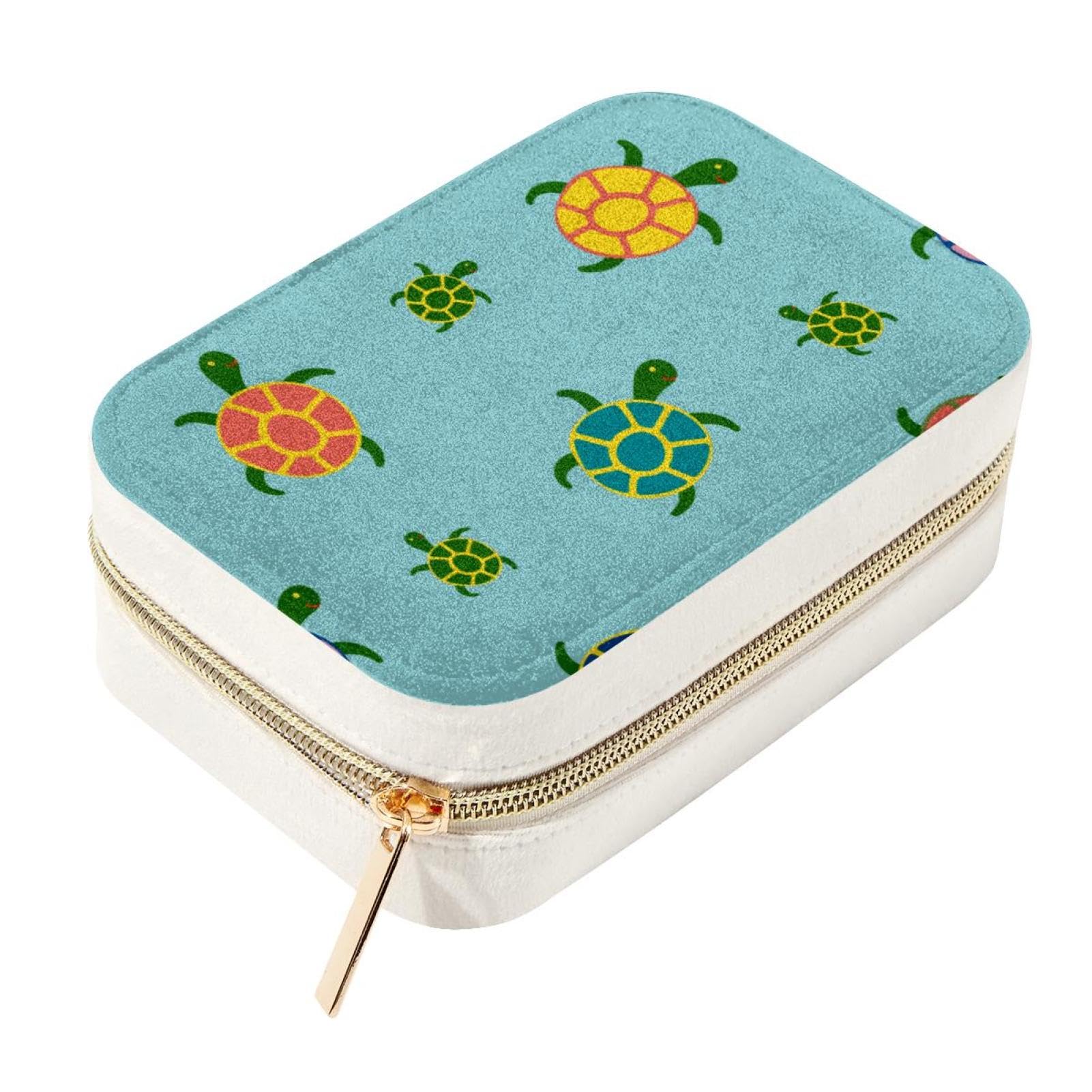 Boîte de rangement bijoux velours haut de gamme à fermeture éclair