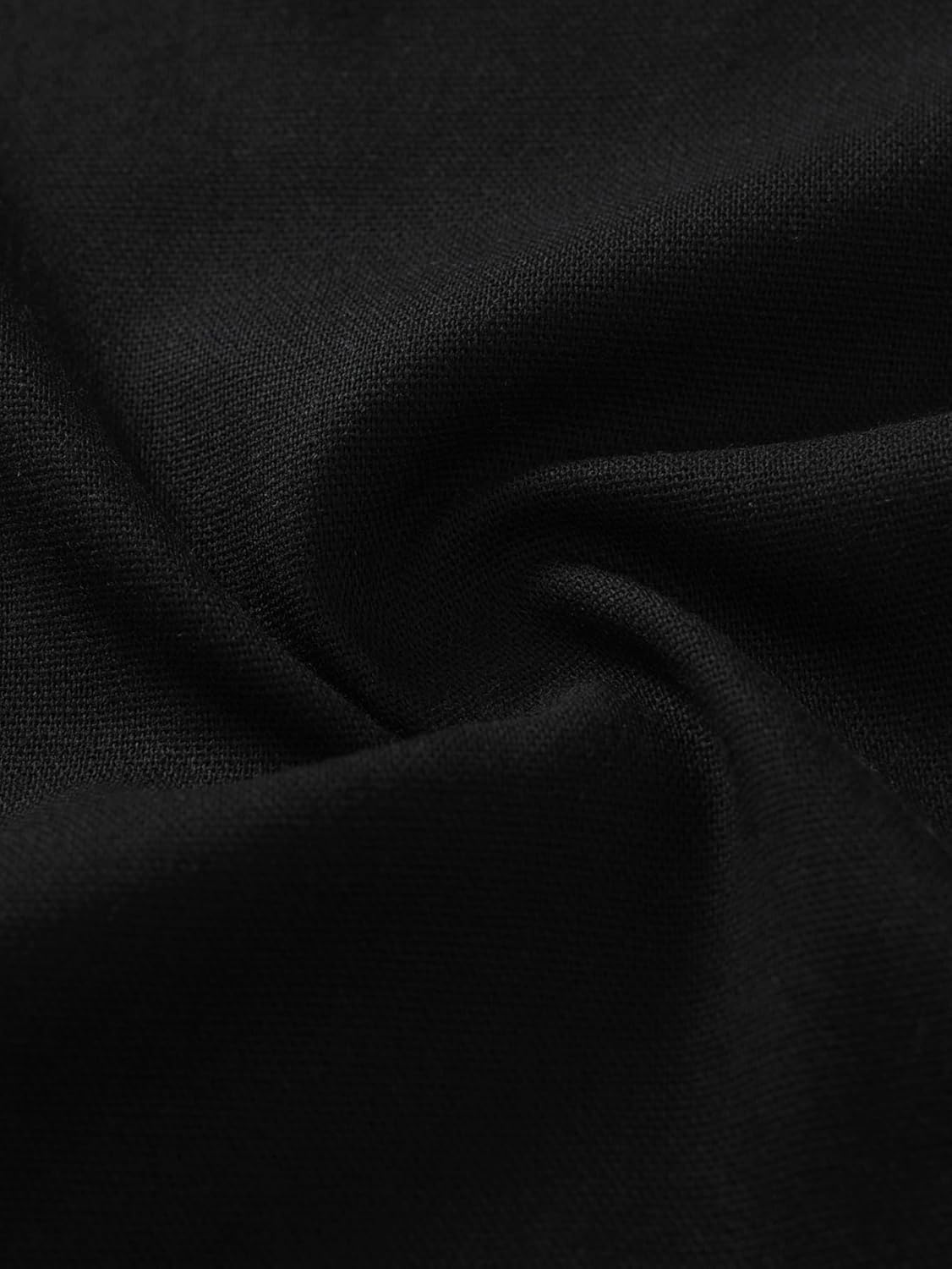 Weintee Women's Petite Linen Pants Petite Length - Image 5