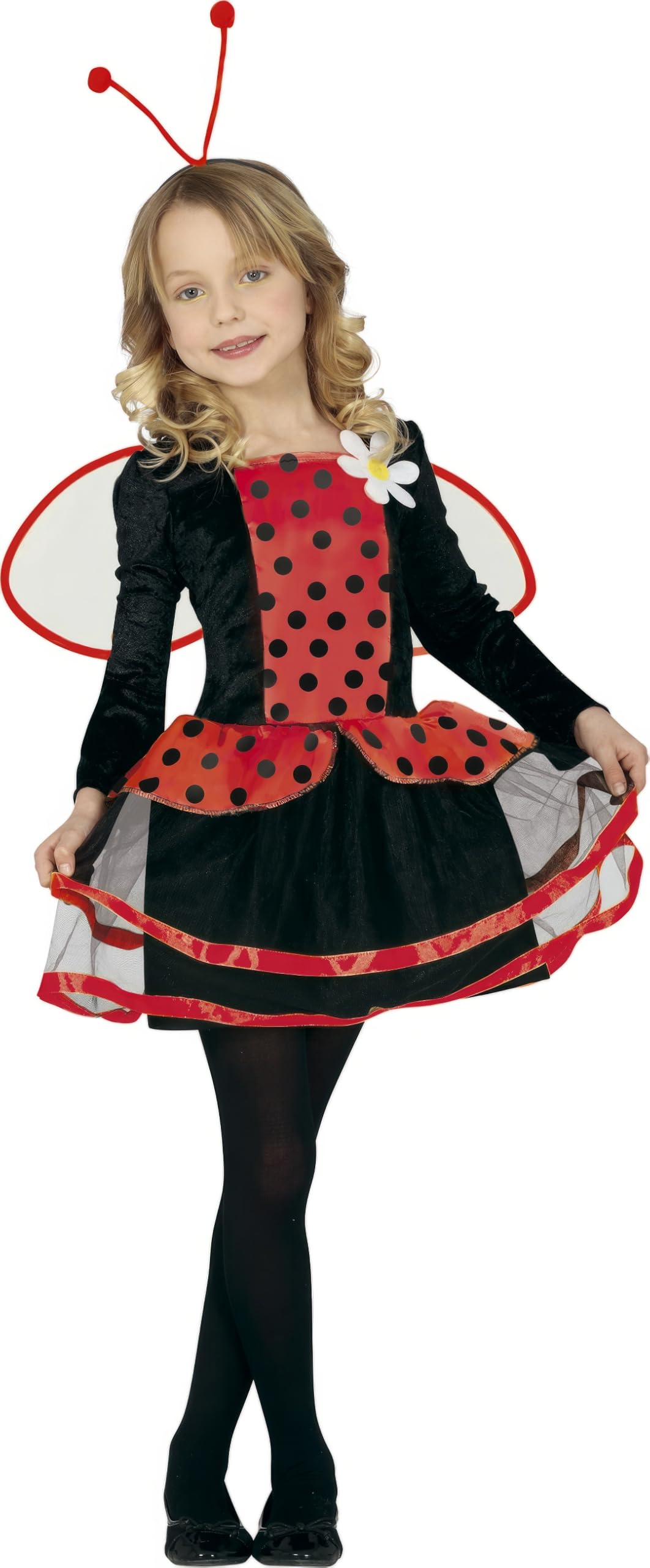 FIESTAS GUIRCA Ladybug Wings costume for girls