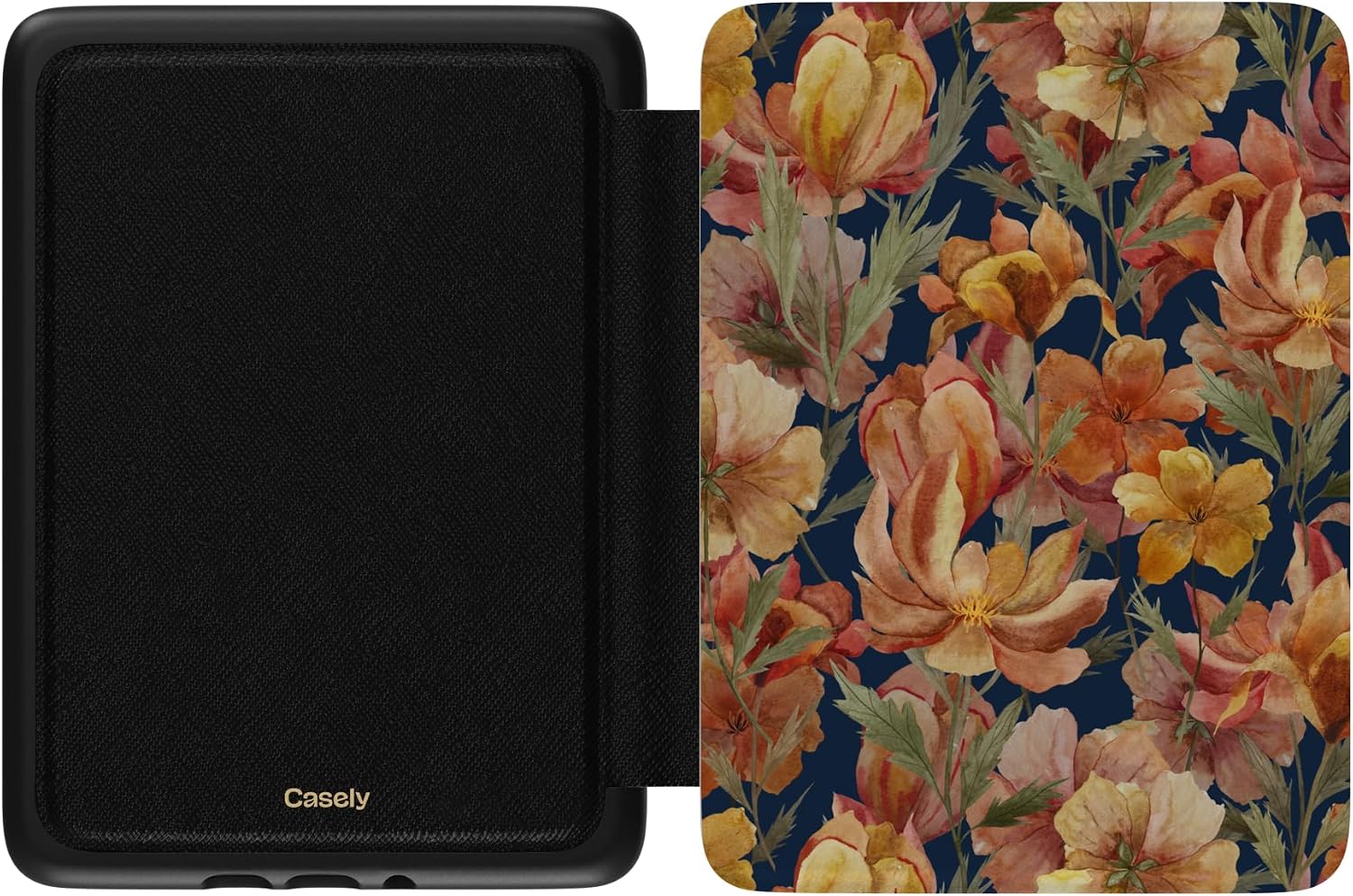 Casely Kindle Case | Fallen Gold | Antique Floral | Compatible with 7” Kindle Colorsoft and 7” Kindle Paperwhite (12th Gen 2024 Models)