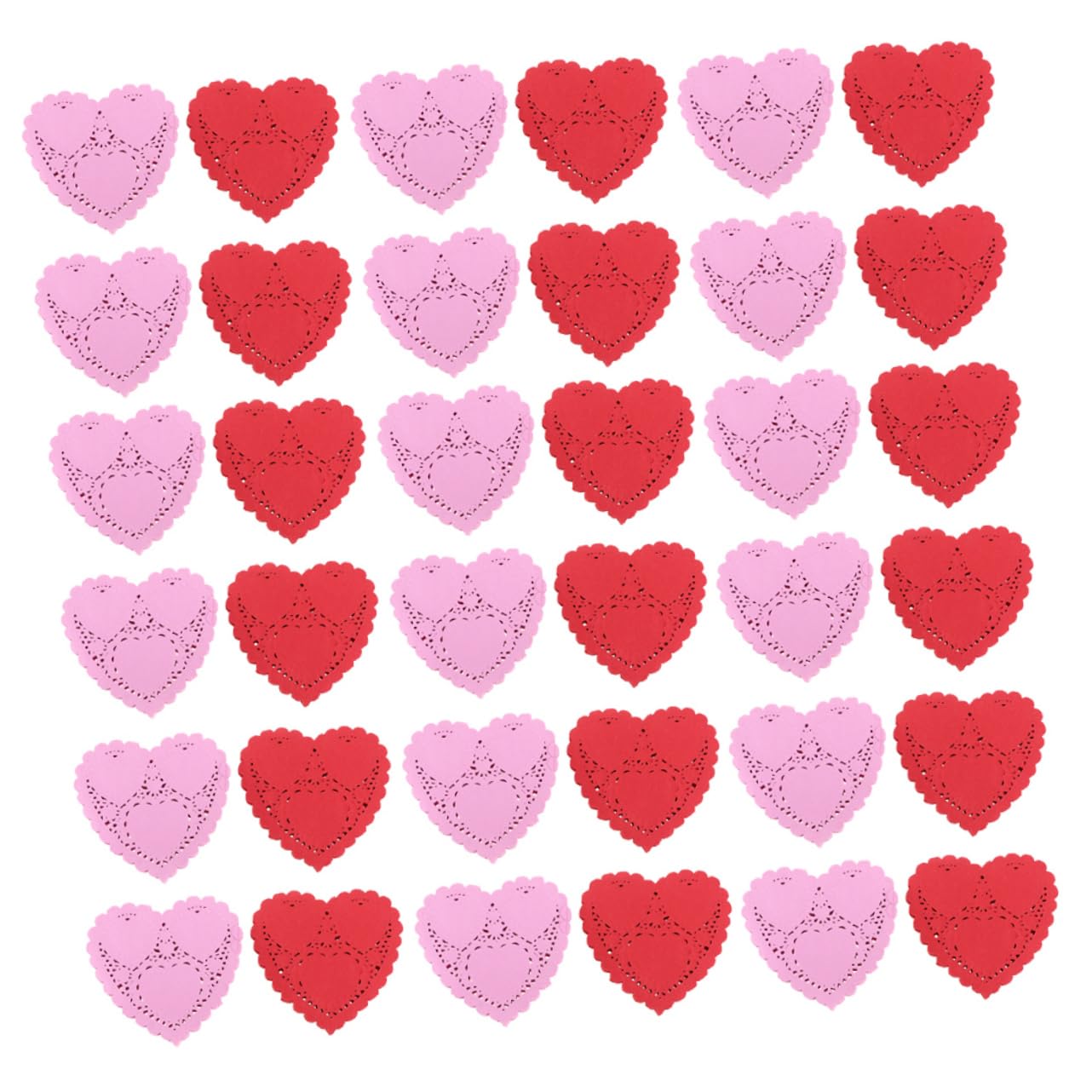 BESTonZON 200 Sheets Food Paper pad Wedding Tableware Decoration Decorative Coaster Paper Lace Pad Lace Table Doilies for Cake Food Paper Placemat Oil Absorption Oil-Absorbing Paper