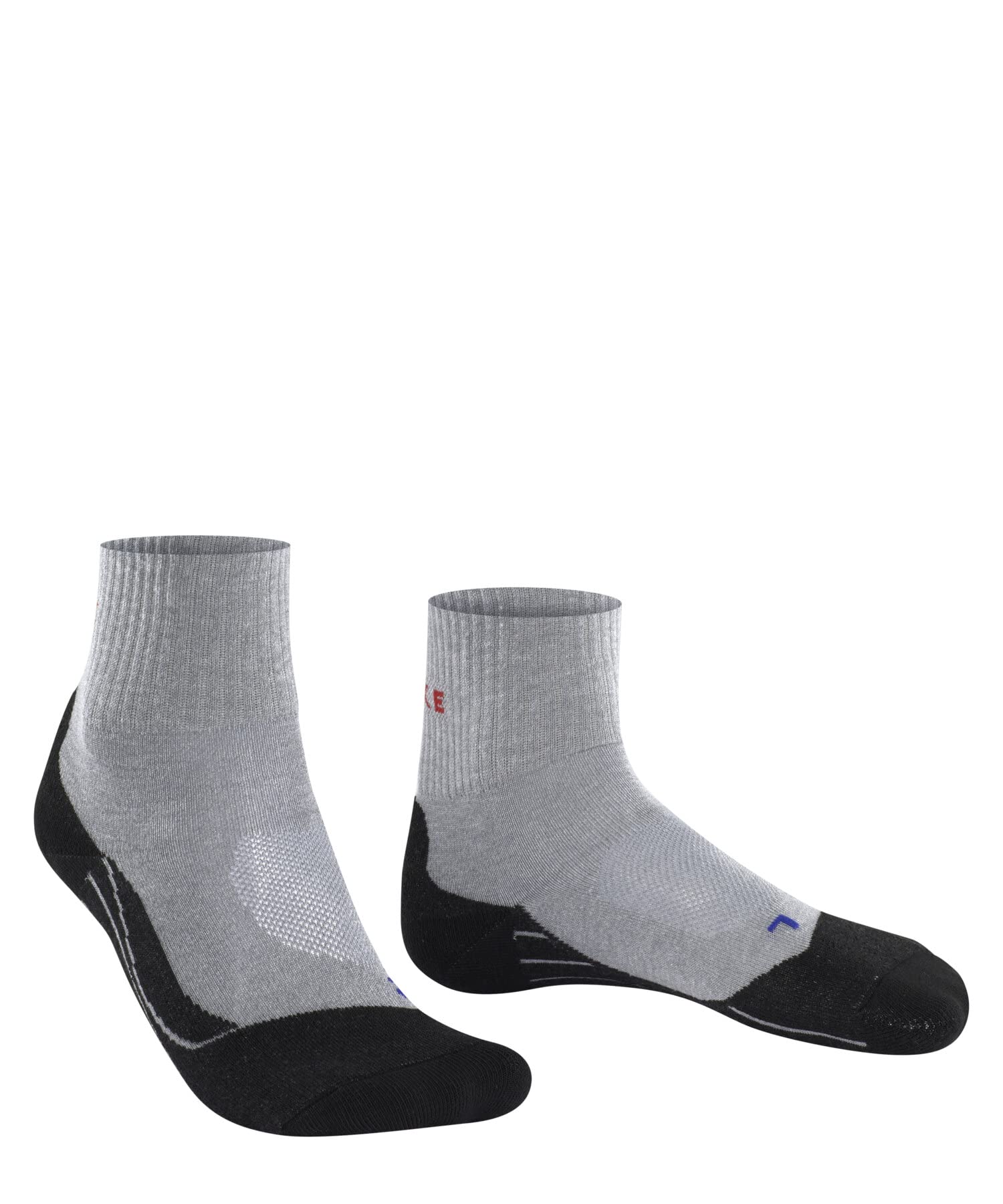 FALKE hombre TK2 Cool Short calcetines para senderismo amortiguación media antiampollas efecto refrescante vegano de corte bajo secado rápido transpirable lyocell hilo funcional 1 par