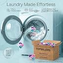 5-in-1 Magic Laundry Detergent Pods Pro | Tough Stain Remover for Top & Front Load Washing Machines | Floral Fresh Fragrance | Eco-Friendly Dissolvable Pods | (5–7kg Load) (PACK OF 30) gallery image