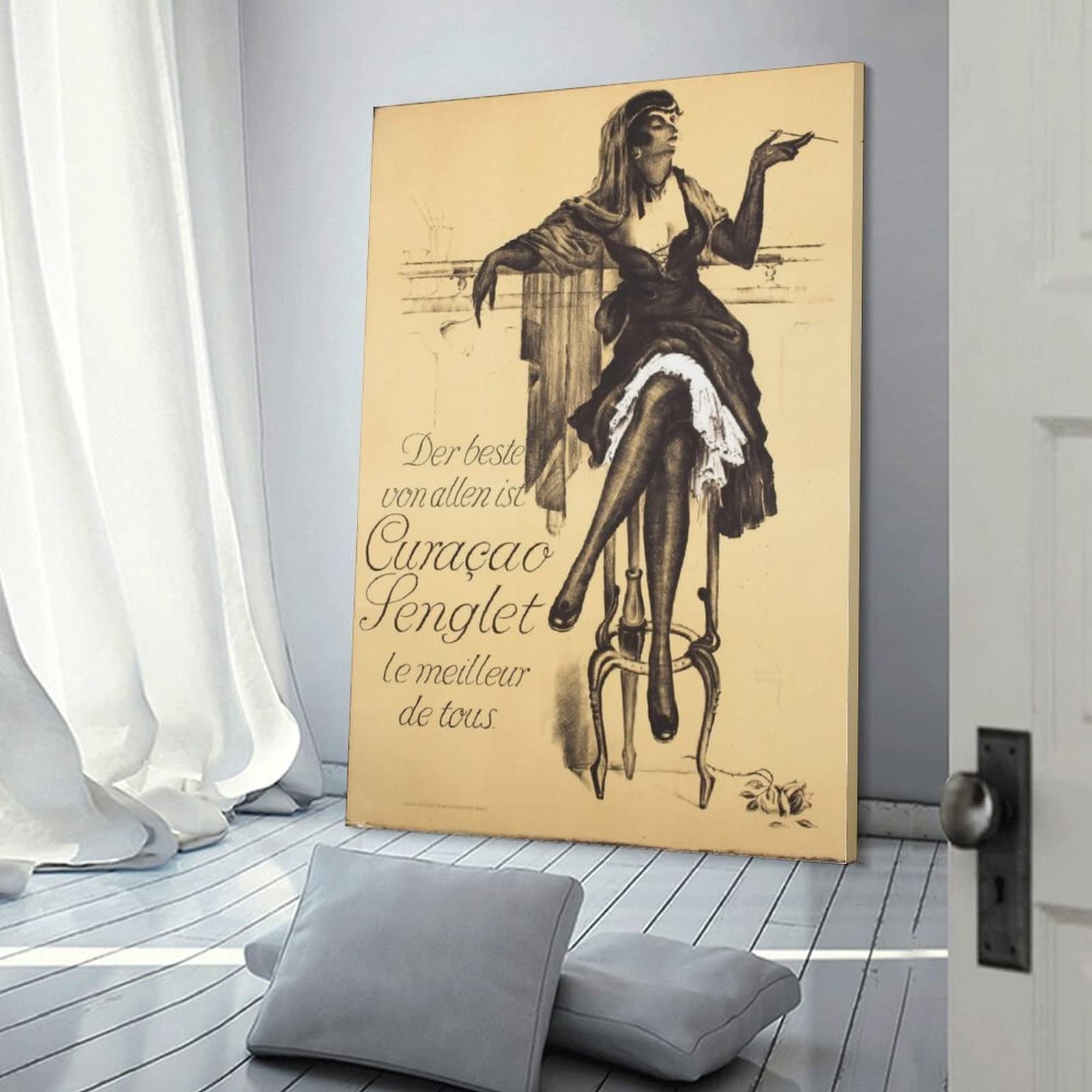 【PEUGEOT】プジョー　布　アートポスター 1920年代　ヴィンテージ PEUGEOT】プジョー 布 アートポスター 1920年代 ヴィンテージ