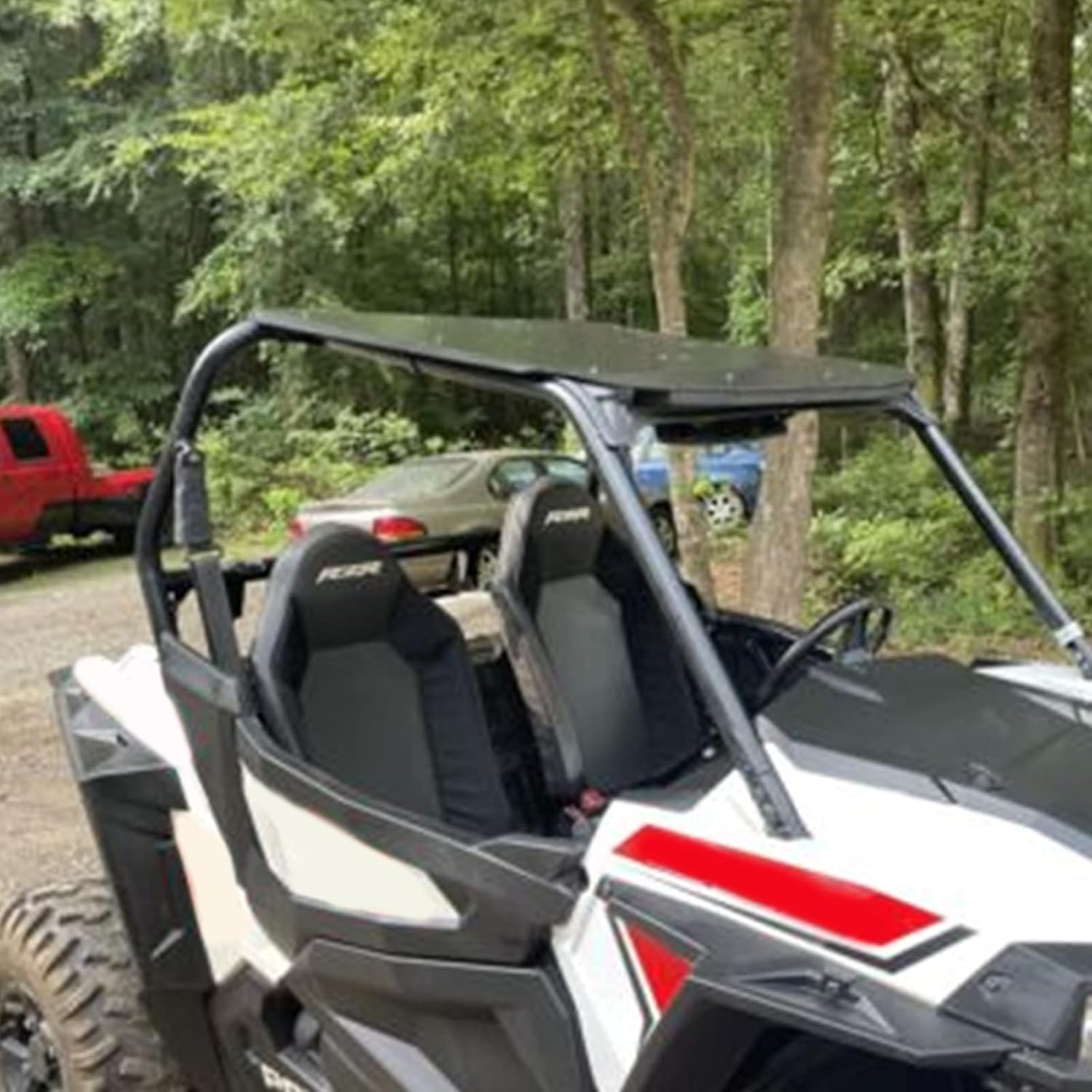 ECOTRIC Plastic Hard Roof Top for 2014-2023 Polaris RZR 900/1000, Turbo, 900 S, Trail XC 2 Seat - Sturdy ABS Plastic - Image 7