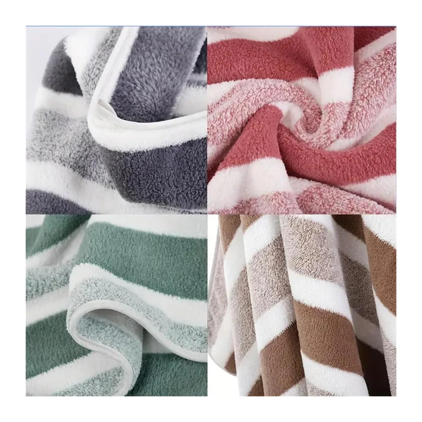 Generico Set di Asciugamani da Bagno Morbidi 6 Pezzi, assorbenti, Perfetti for i bagni Famiglia e Gli Elementi Essenziali for la casa(Pink)