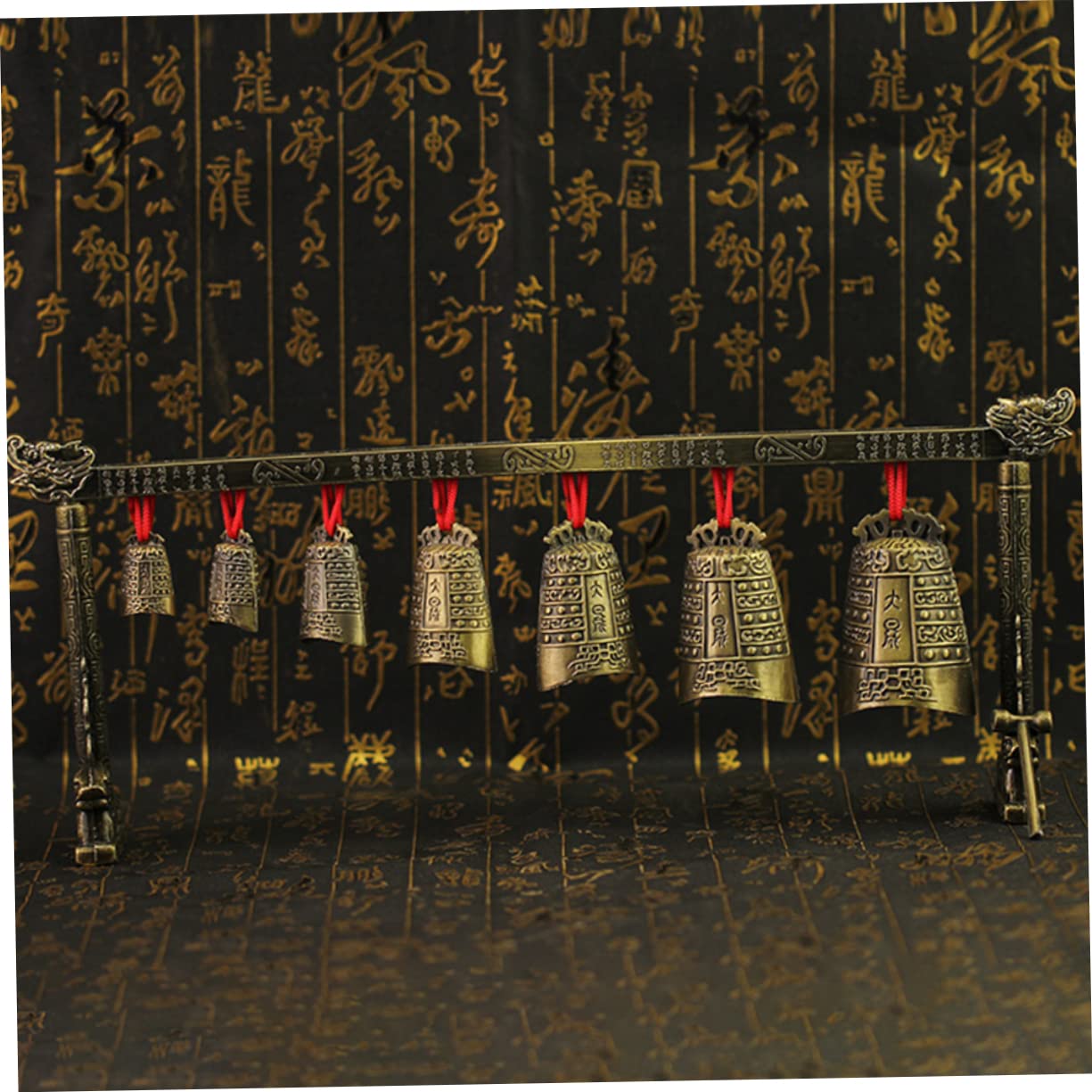 Amazon | LALADEFIEE ユニークな楽器中国の鐘古代チャイム装飾合金