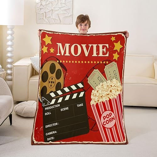 Miniatura 35 de Erosebridal Manta de arco iris para niñas, tamaño individual de 60 x 80, manta de sol y estrellas para niños y niños, manta de forro polar de nube
