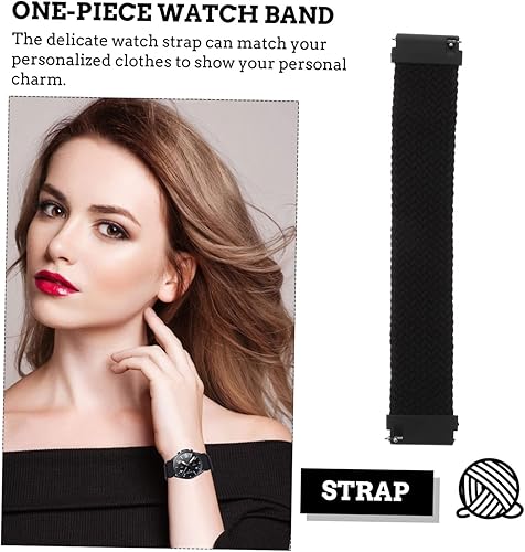 Miniatura 3 de FONDOTIN 1 correa de nailon tejida para hombre, correa de reloj trenzada de repuesto, correa de reloj con estilo