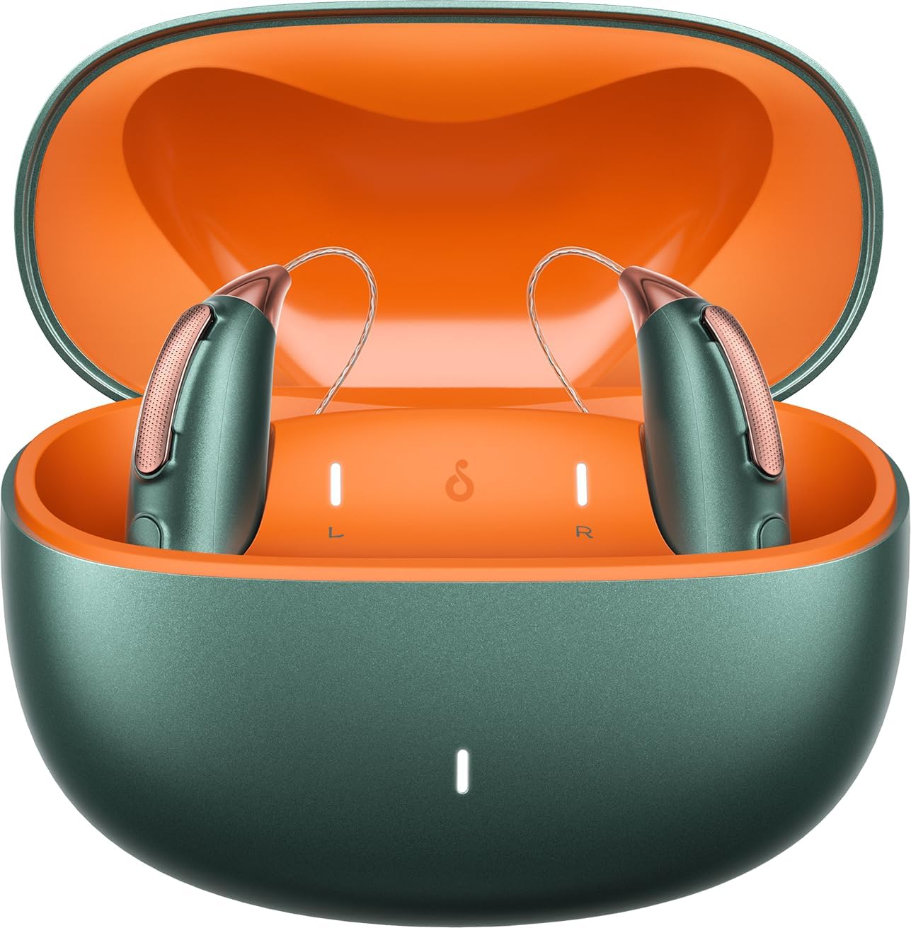 RIC OTC Bluetooth Rechargeable Hearing Aids for Seniors & Adults, AI Noise Cancelling, Smart App Control & Comfort Fit for Daily Use