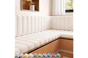 Perfect Breakfast Nook Bench Cushion: Piano Key Style Custom Bench