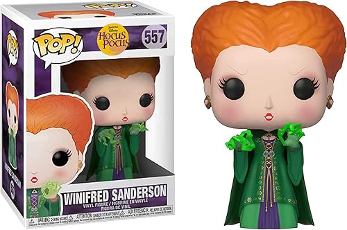 Miniatura 7 de POP Disney: Hocus Pocus – Winifred Sanderson con hechizo mágico Funko Pop! Figura de vinilo (incluye funda protectora compatible con caja Pop Box),