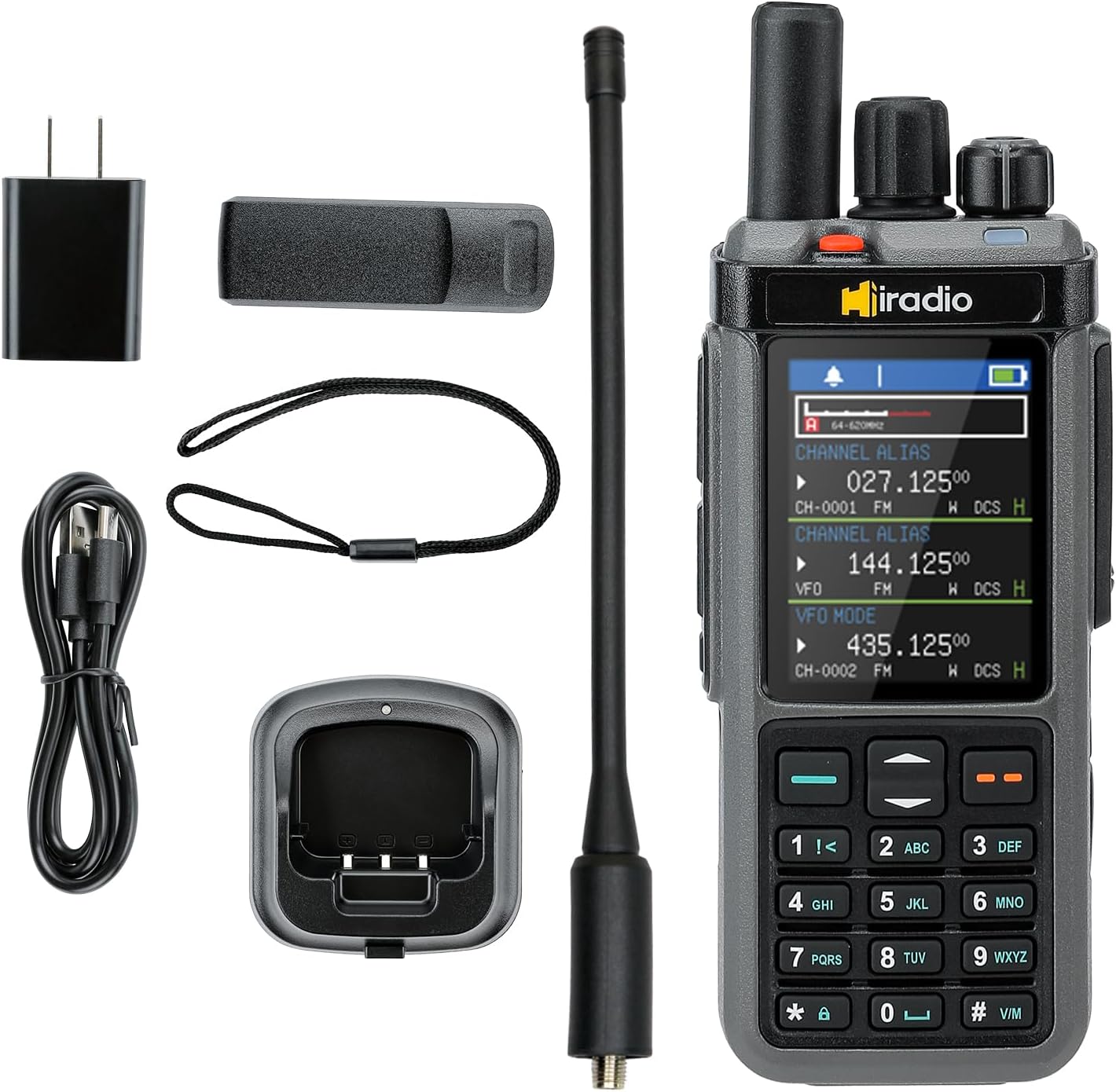 Y23UV-98 Radio de 10 W Multibanda bidireccional con CBSSBHF, repetidor de banda cruzada, 1024 CH y Tri VFO – Radio jamón de alta potencia para