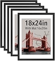 Vista 51 de VCK Paquete de 2 portarretratos de 8 x 10 pulgadas, roble natural, madera de alta gama con vidrio templado, para fotos de 5 x 7 pulgadas