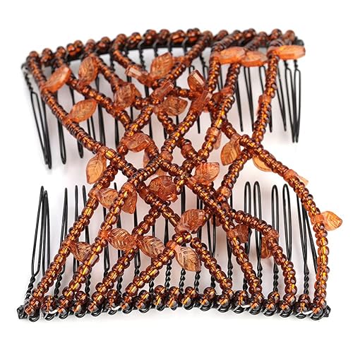 Miniatura 5 de Pinza para el cabello con perlas, peine elástico, pinzas para el cabello mágicos, peines de pelo perlas, peines elásticos para el cabello, pinzas