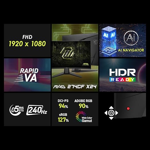 Monitor Gaming 27 FHD 240Hz miniatura 2