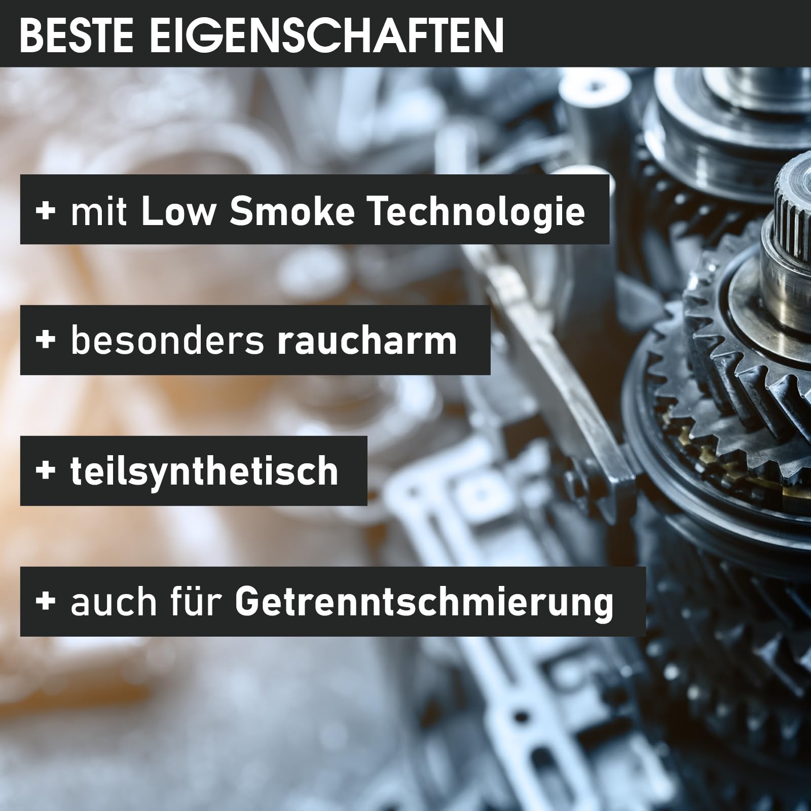 BRAST 2-Takt Motoröl Hochleistungs-Motoröl für 2-Takt-Benzinmotoren Made in Germany