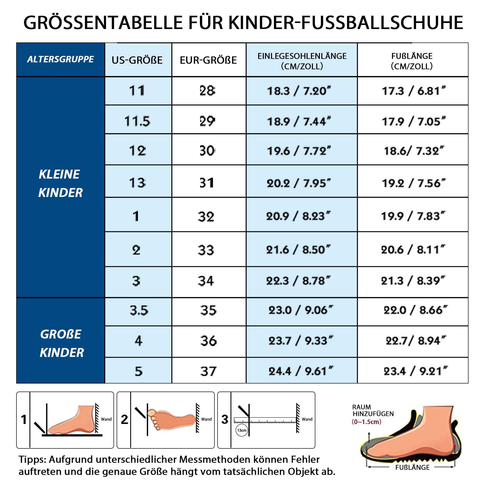 Scarpe da Calcio Indoor per Bambini Futsal - Sneakers da Calcio per Ragazzi e Ragazze