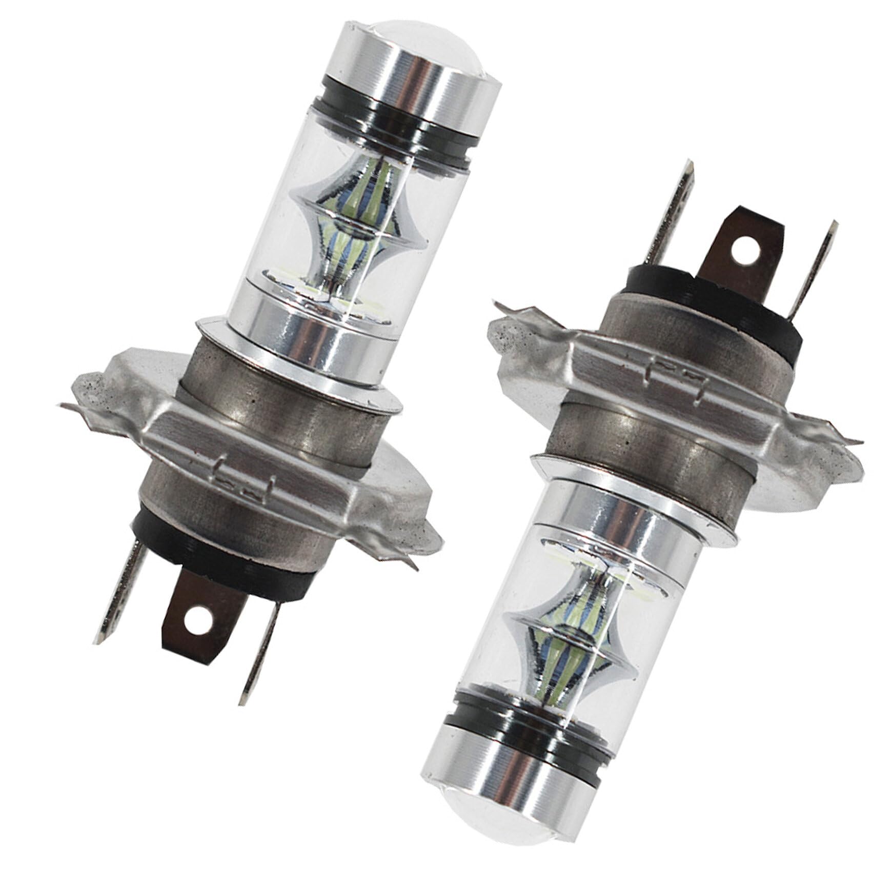 Photo 1 of Silscvtt 2 Pcs H4 9003 8000K Ice Blue 100W Headlights Bulb Replacement for Suzuki GSXR 1000 2001-2002