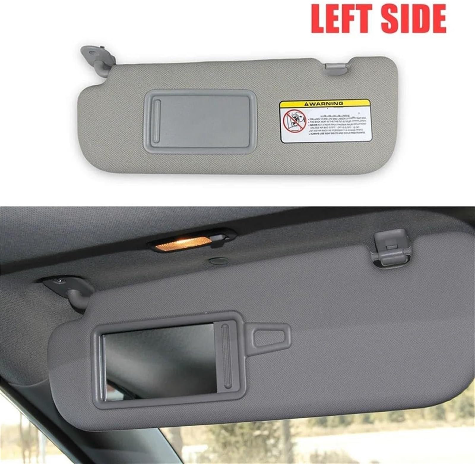 Genérico parasol del coche Parasol delantero para coche con espejo para Hyundai para Veloster (2012-2015)
