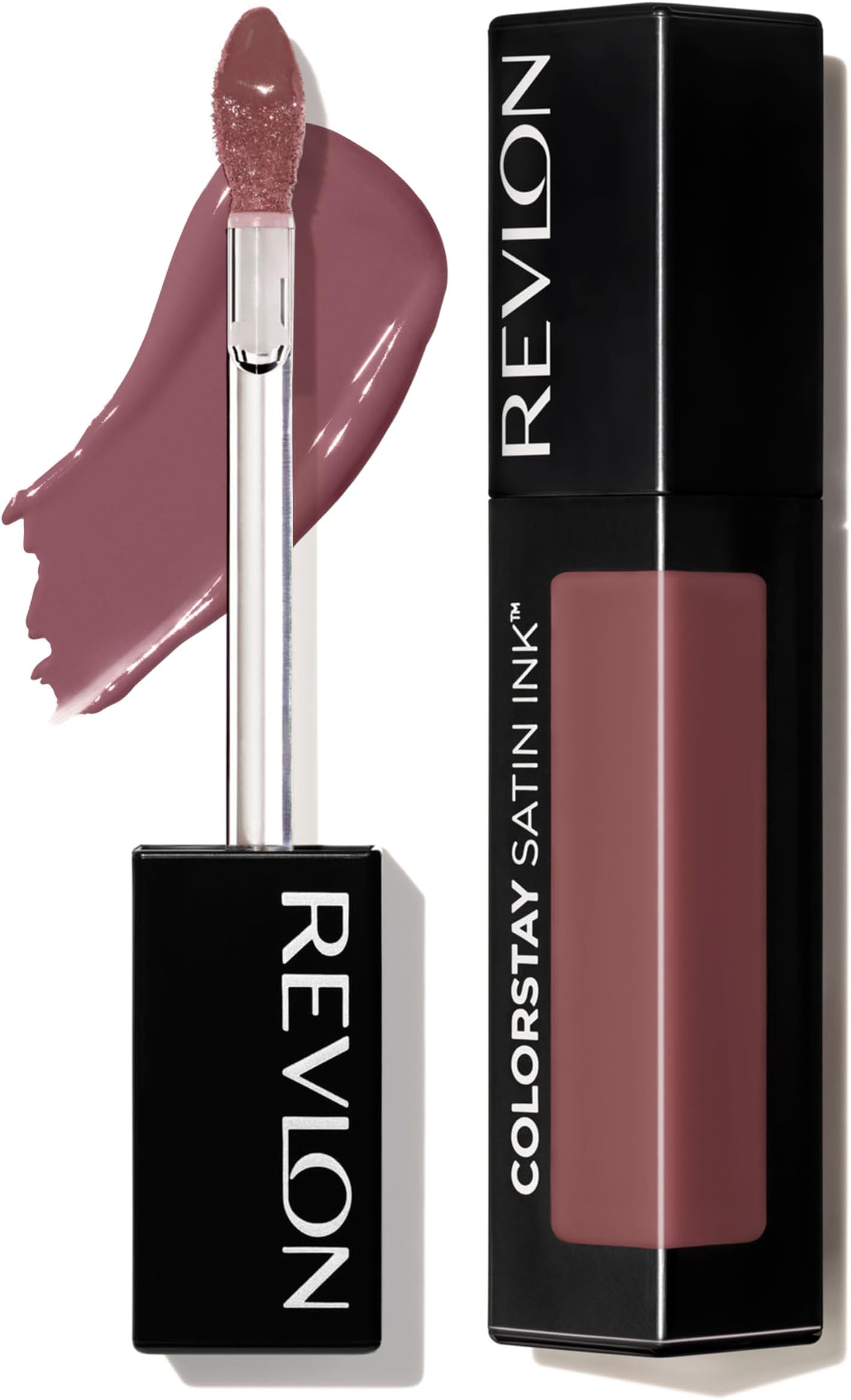 ColorStay Satin Ink Crown Jewels Liquid Lipstick, Longlasting & Waterproof Lipcolor, Moisturizing Creamy Formula Infused with Black Currant Seed Oil, 033 Queen of Quartz, 0.17 fl oz.