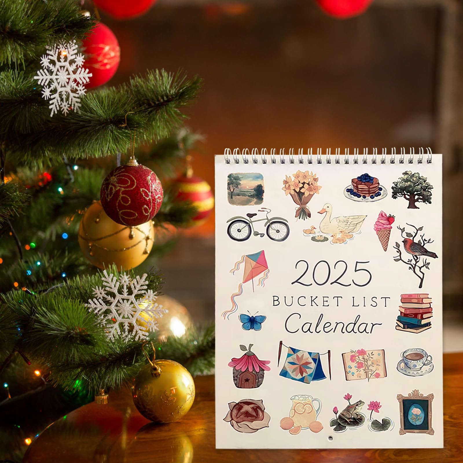 2025 Bucket List Calendar, 2025 Calendar, 9 * 12 inch 12