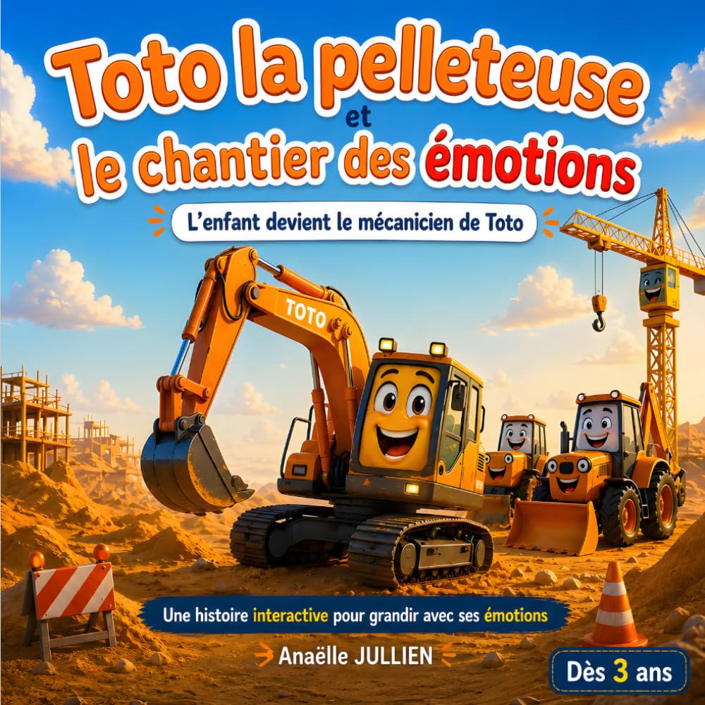 Toto la pelleteuse et le chantier des émotions: Une histoire interactive pour grandir avec ces émotions (dès 3 ans)