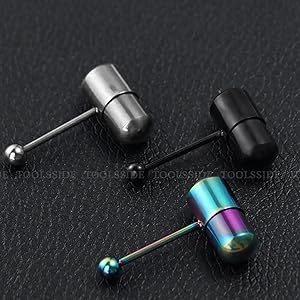 Amazon.com: TOOLSSIDE 3 pcs Vibrating Tongue Rings