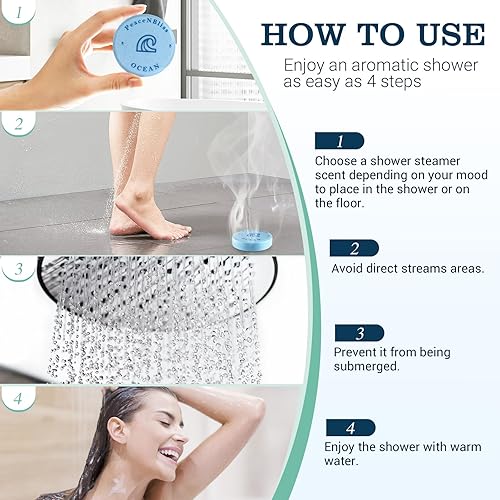 Miniatura 5 de Paquete de 30 vaporizadores de ducha, bombas de baño de ducha con fragancia natural, regalos para el día de la madre, regalos de cuidado personal