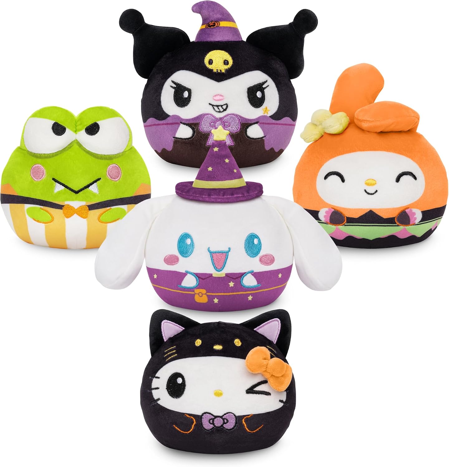 TeeTurtle Reversible Sanrio Hello Kitty Plushie 4-Inch Costume Two-Sided Flip Plush Toy with Embroidered Details Cute Mini Collectible Plush for Kids, Teens, and Adults image 5