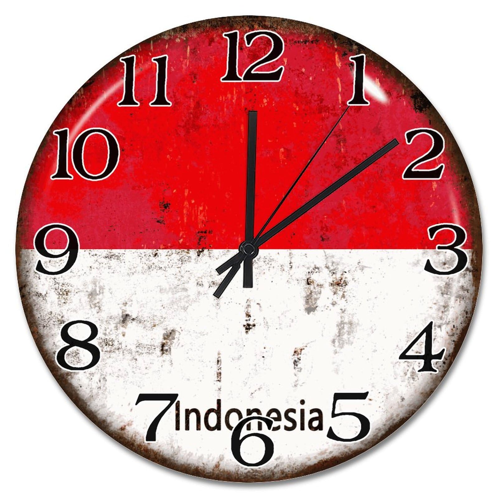 Horloge murale Indonésie 38 cm idée cadeau décoration