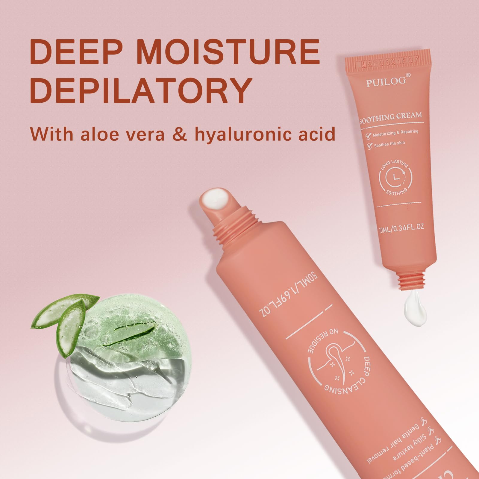 Kit de crema de depilación facial para mujeres – Crema calmante depilatoria y post cuidado, 4 minutos sin dolor e impecable, fórmula vegetal suave para pieles sensibles 8