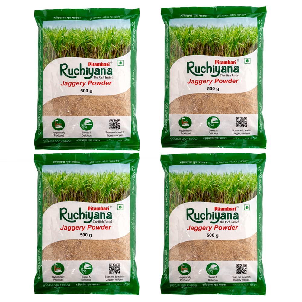 Pitambari Ruchiyana Jaggery Powder (500gm x 4 packs) (B077SNQNQW) Amazon Price History, Amazon Price Tracker