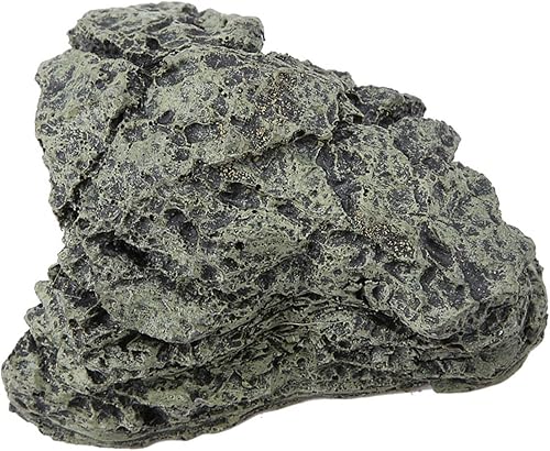 Miniatura 2 de Cueva para ocultar peces, casa de tortuga para esconder acuario para reptiles tortuga, decoración de refugio de cuevas de piedra de pez, 1.2 x 1.6