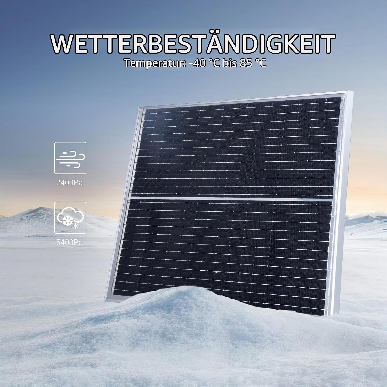 Nicesolar Panneau solaire monocristallin photovoltaïque 50 W pour batteries 12 V