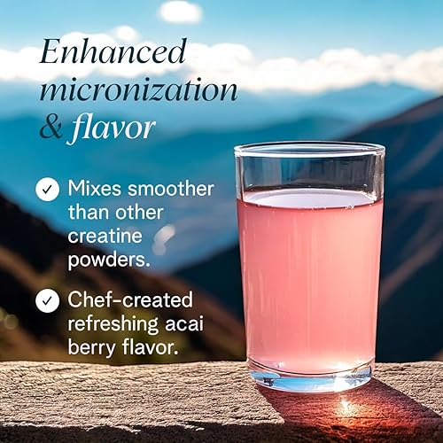 Miniatura 8 de Ora Organic Monohidrato de creatina en polvo  Creavitalis de origen alemán para la fuerza, elevATP para energía, D-ribosa y taurina para la