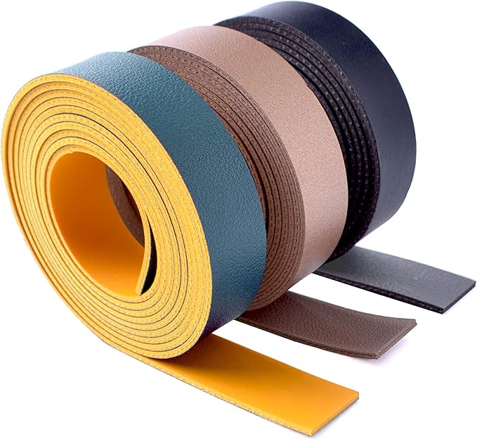 Wento 1/2''x108'' Double Sided Faux Leather Strips Double