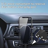 Vista 4 de Soporte para teléfono celular Gravity para todos los teléfonos iPhone Samsung (negro)