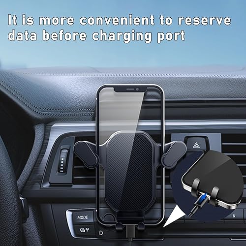 Miniatura 4 de Soporte para teléfono celular Gravity para todos los teléfonos iPhone Samsung (negro)