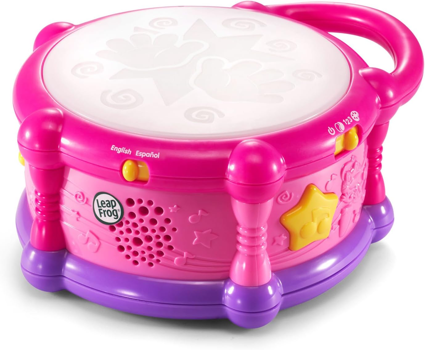 Learn and Groove Color Play Drum Bilingual, Pink