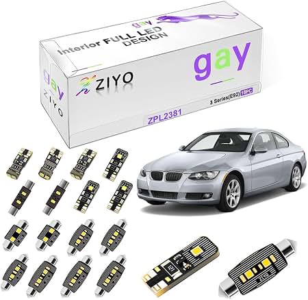 Amazon.com: ZIYO ZPL2346 (16 Bulbs) LED Interior Light Kit