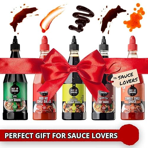 Miniatura 2 de Best of Thailand Paquete variado de salsa | Set de regalo de 5 botellas [23.65 onzas] llenas de sabor | Paquete perfecto para chefs de parrilla |