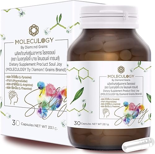 MOLECULOGY Soul Joy - Potenciador dietético y cerebral  30 unidades para mujeres por MOLECULOGY fortalece las habilidades cognitivas, mejora la