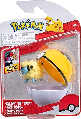 Miniatura 9 de Pokémon PKW3132 - Clip 'n'Go Poké Balls - Fynx & Pokéball, Pokémon oficial con figura de 2.0 in