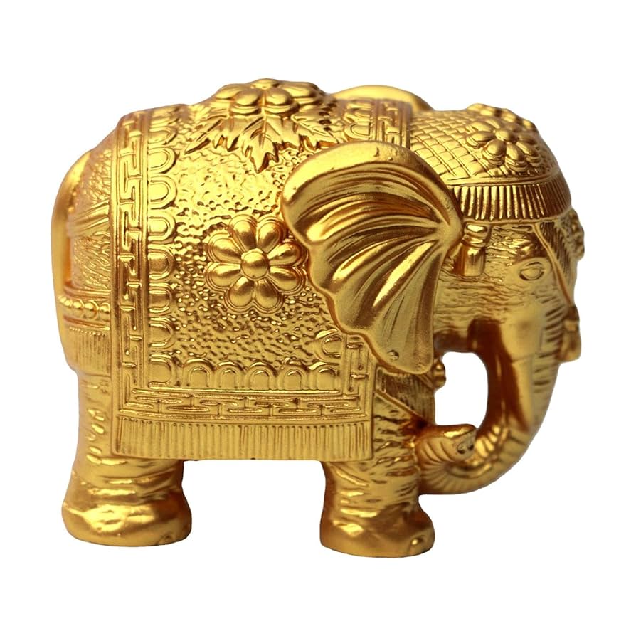 Amazon.co.jp: Toysmith 2x 象の像樹脂彫刻装飾風水グッズ