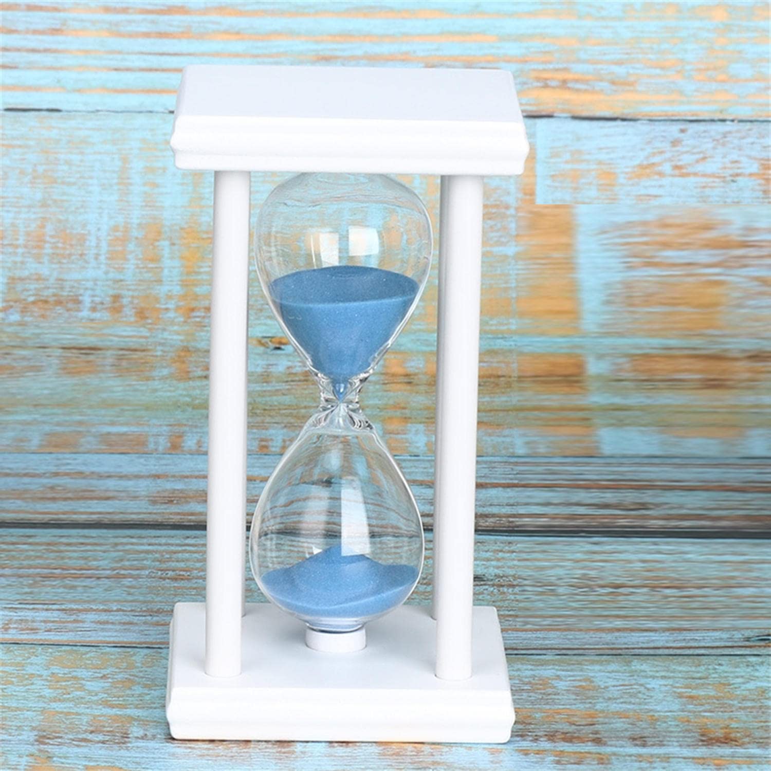 45 minutos reloj de arena temporizador de arena cocina escuela hora de madera moderna reloj de arena reloj de arena reloj de té temporizadores regalo para el hogar decoración