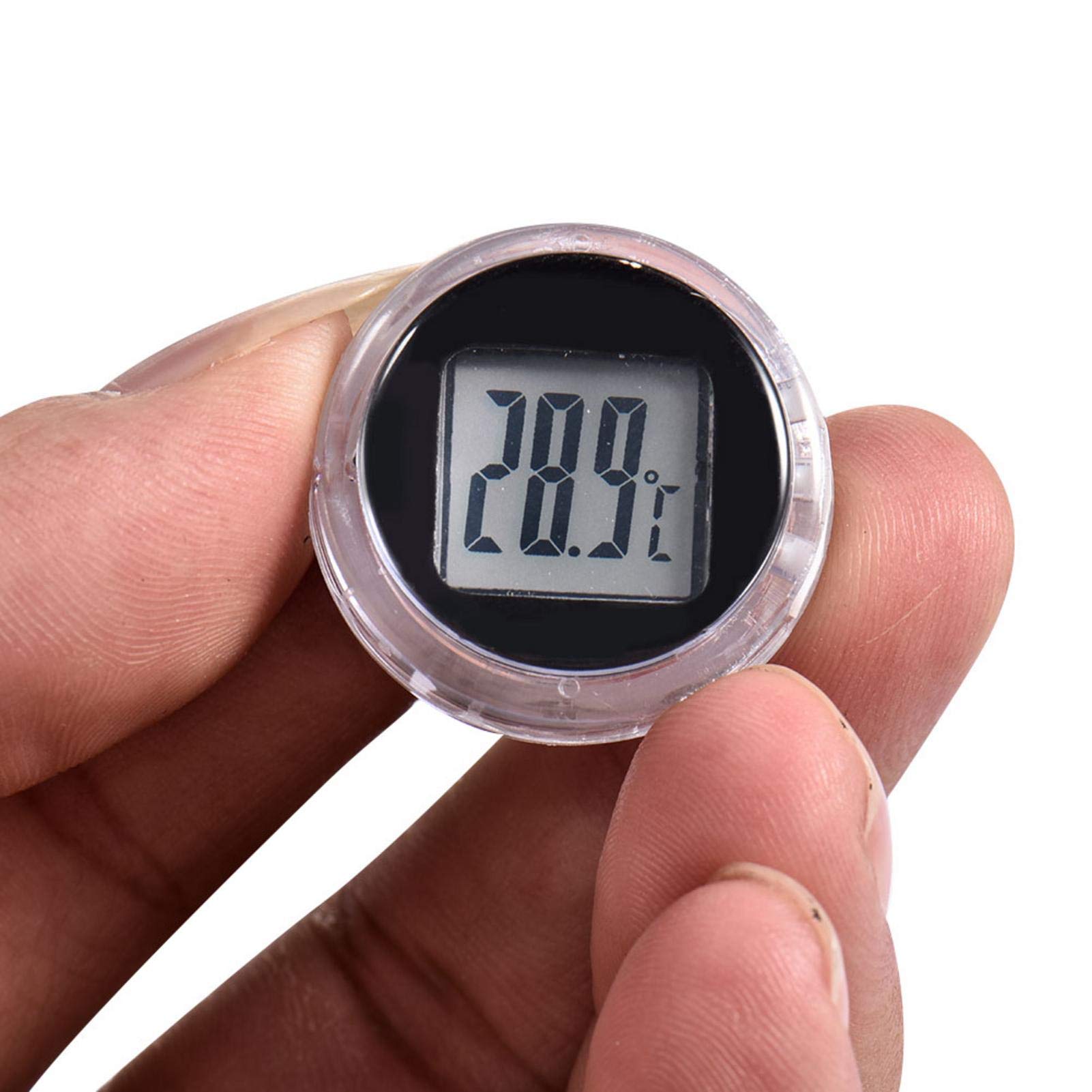 Termometro digitale impermeabile per moto, compatibile solo con Celsius, termometro digitale da cucina, orologio da interno per moto