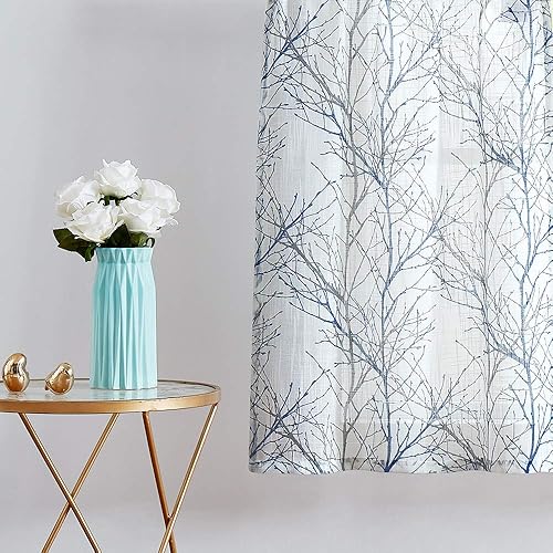 Miniatura 3 de Fmfunctex - Cortinas semitransparentes con estampado de árbol