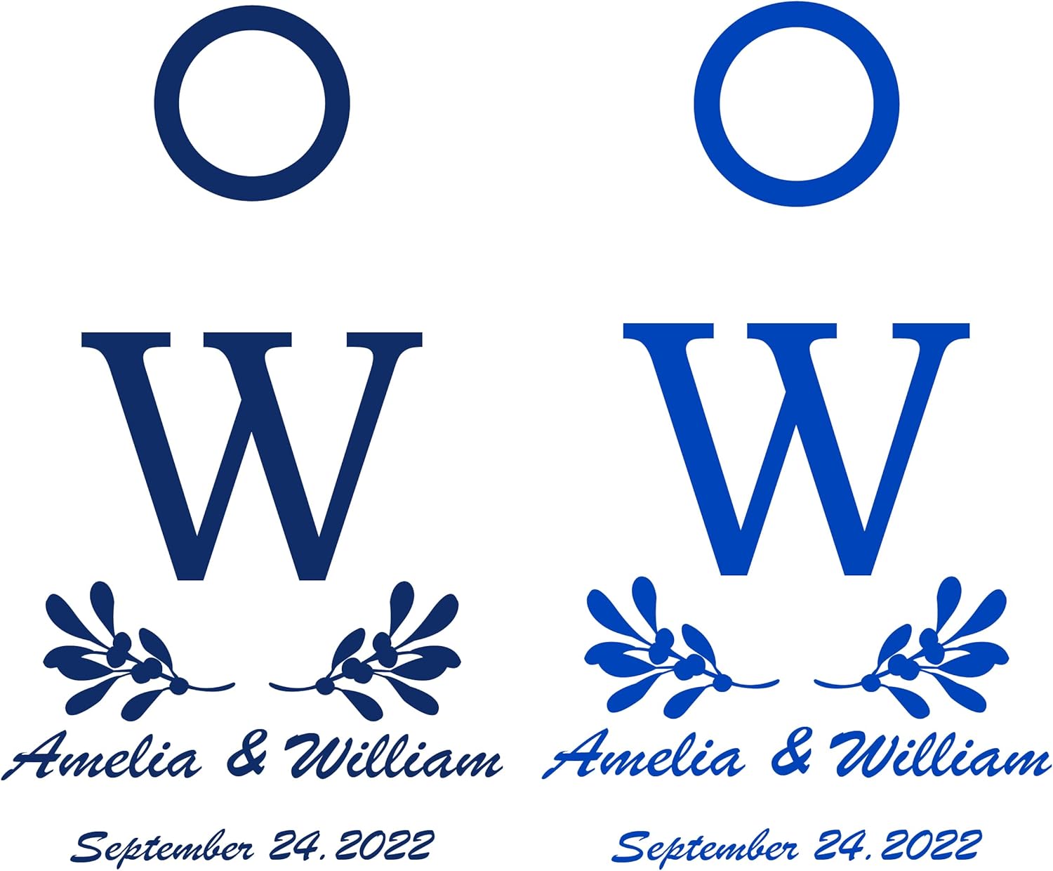 Personalized Family Cornhole Decals - Custom Monogram Decal Set for Cornhole Boards